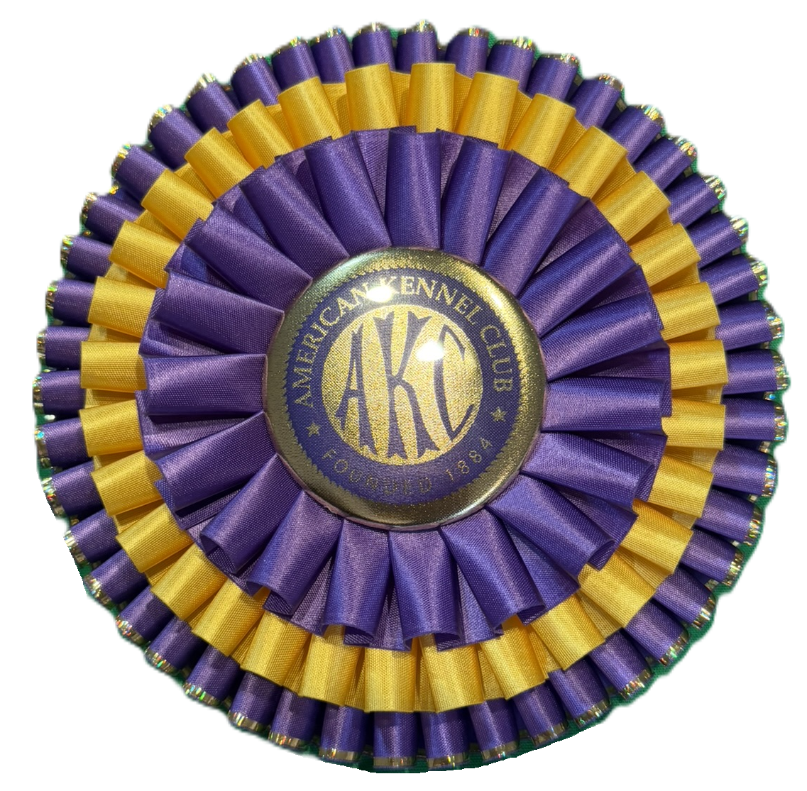 6" Three tier rosette