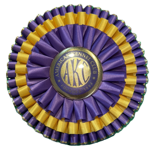 6" Three tier rosette